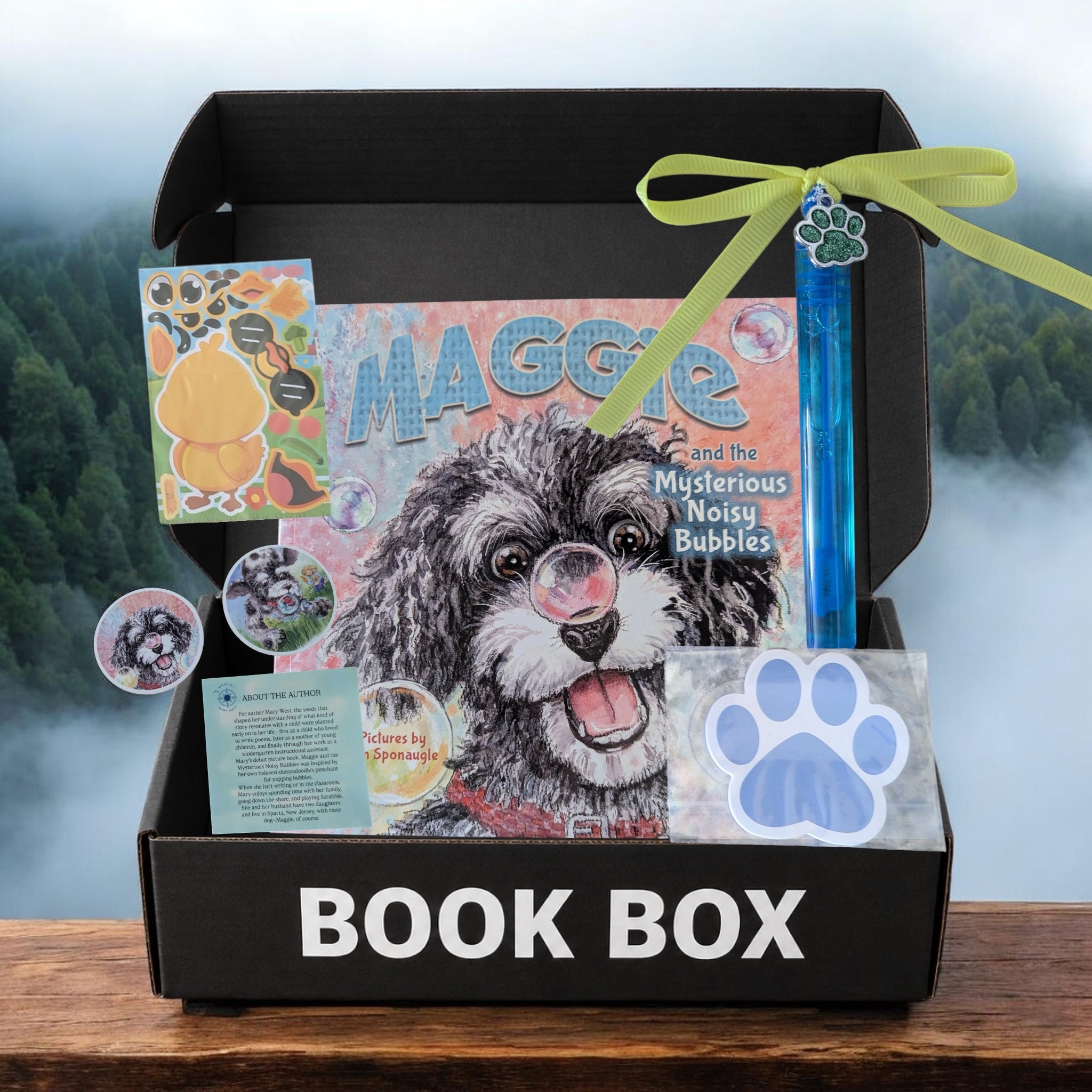 Maggie and the Mysterious Noisy Bubbles Book Box